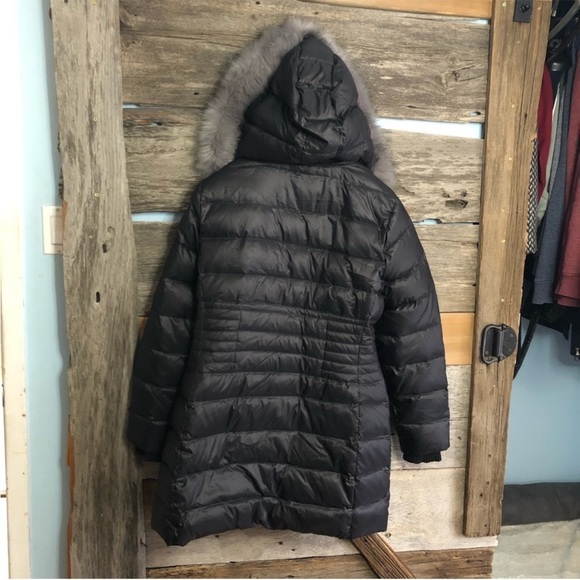 Livik Plus Size 1X Black Faux Fur Winter Coat - Picture 5 of 6